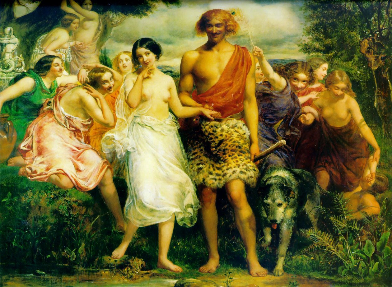 Cymon ja Iphigenia tekijältä John Everett Millais