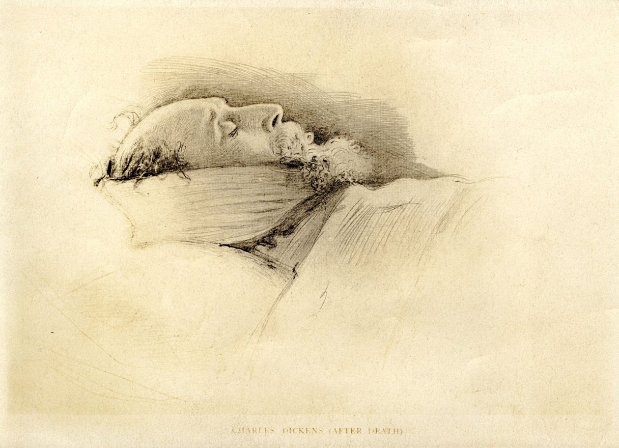 Dickens, kuolemansa jälkeinen päivä, 1870 tekijältä John Everett Millais