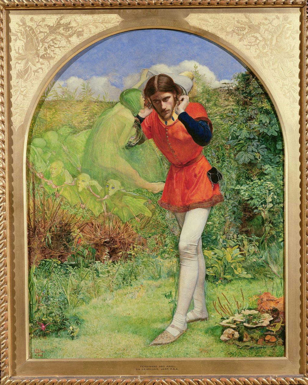Huonekalut ja erilaiset esineet 1100- ja 1300-luvuilta tekijältä John Everett Millais