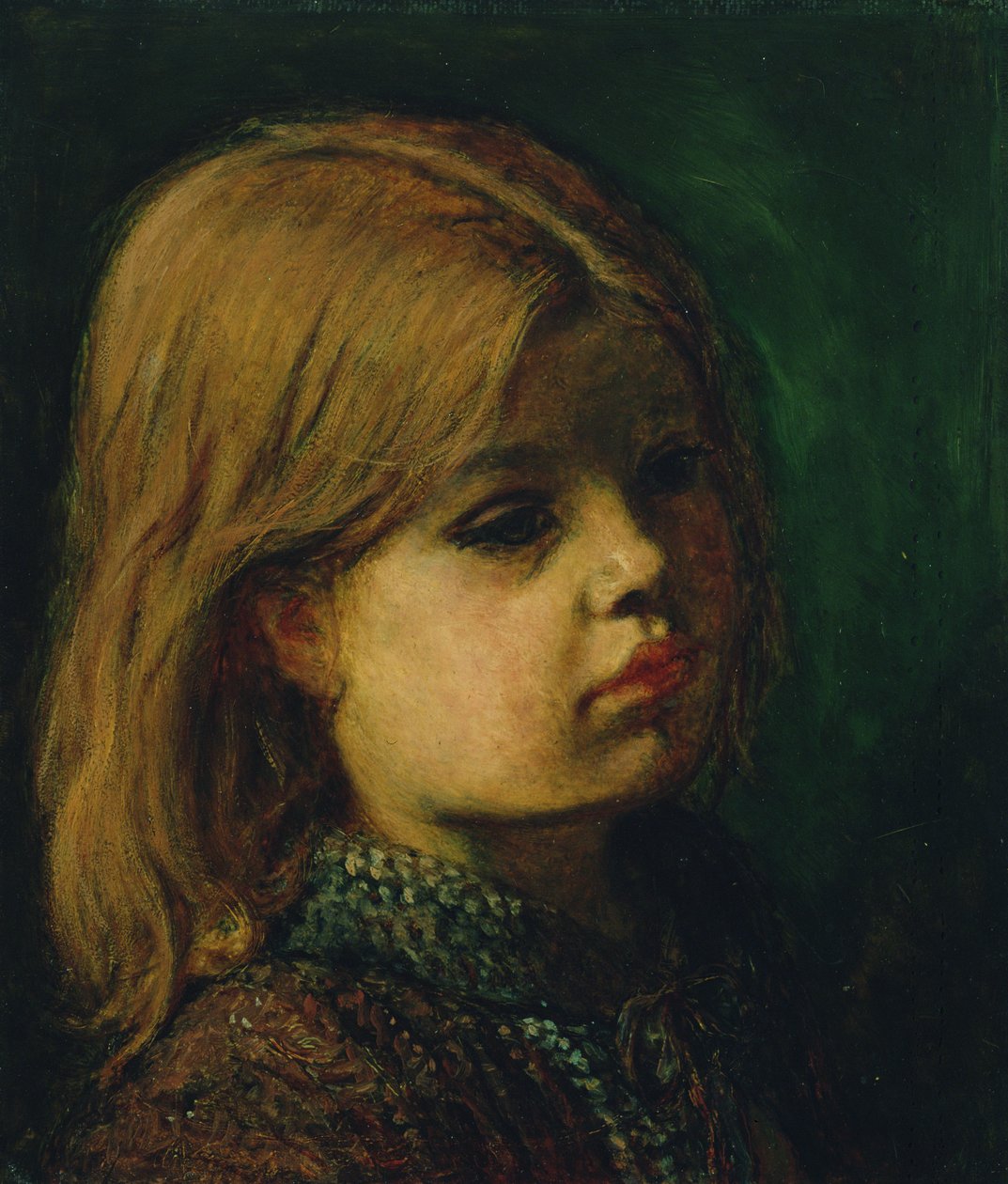 Tytön pää tekijältä John Everett Millais