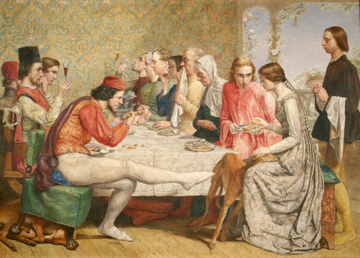 "Isabella", 1849 tekijältä John Everett Millais
