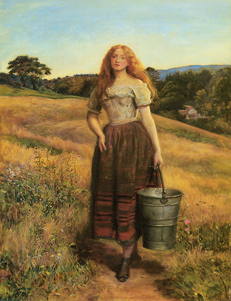 Millais maanviljelijätytär tekijältä John Everett Millais