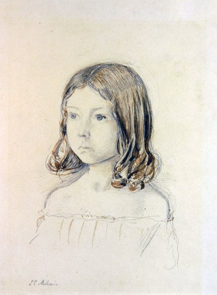Mary Gertrude Holmesin muotokuva tekijältä John Everett Millais