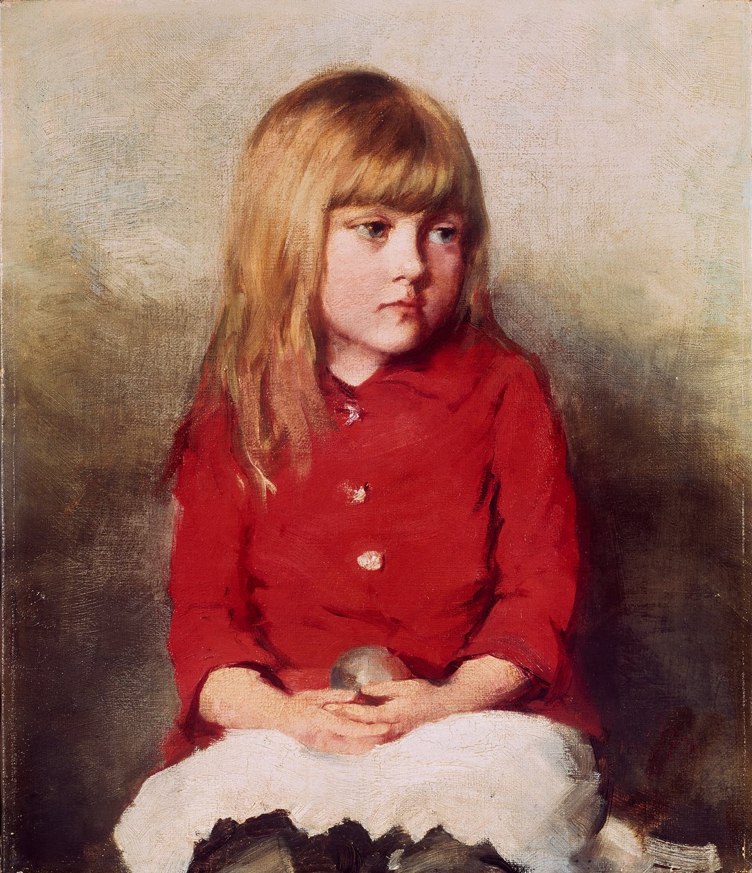 Nuoren tytön muotokuva, 1800-luvun loppu tekijältä John Everett Millais