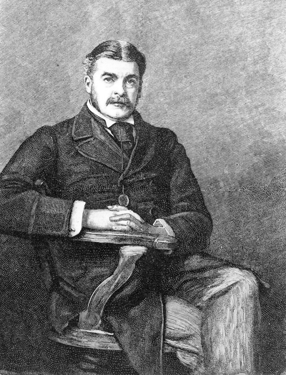 Sir Arthur Sullivan, kaiverrus C. Carter tekijältä John Everett Millais