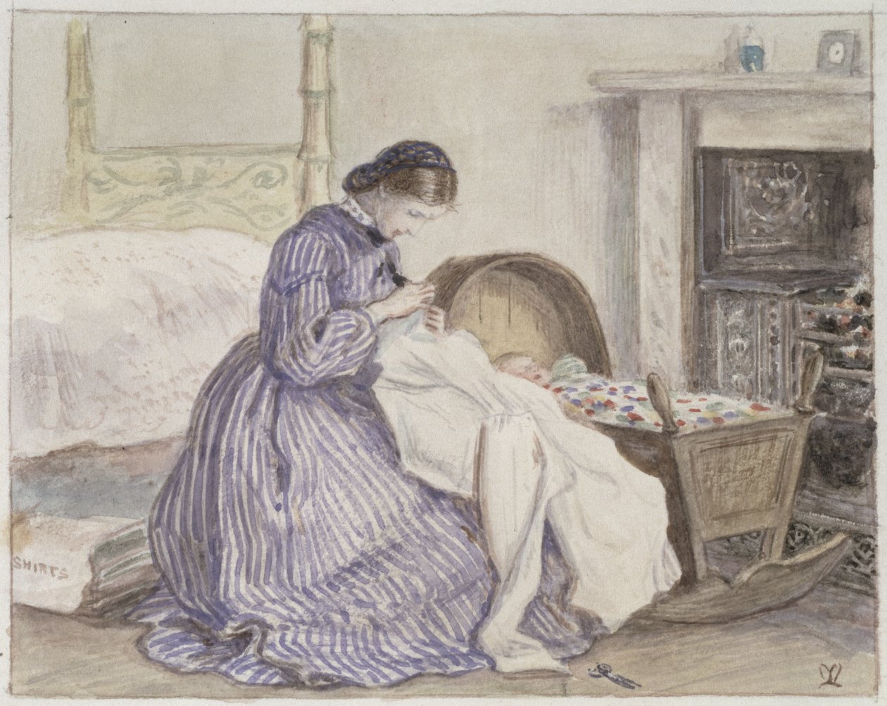 Stewart Harrisonin Jäävuori - Ompelija, 1860 tekijältä John Everett Millais