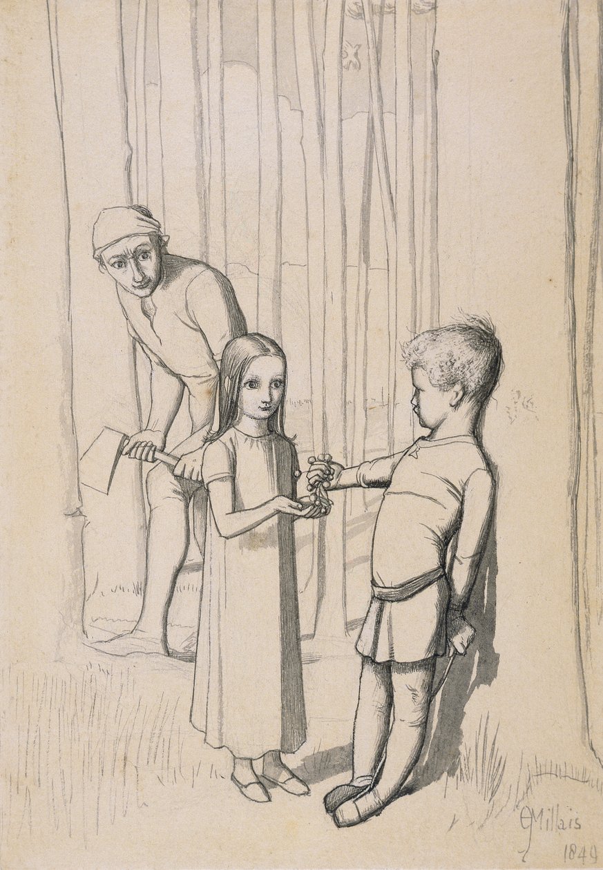 Tutkimus teokselle "The Woodman