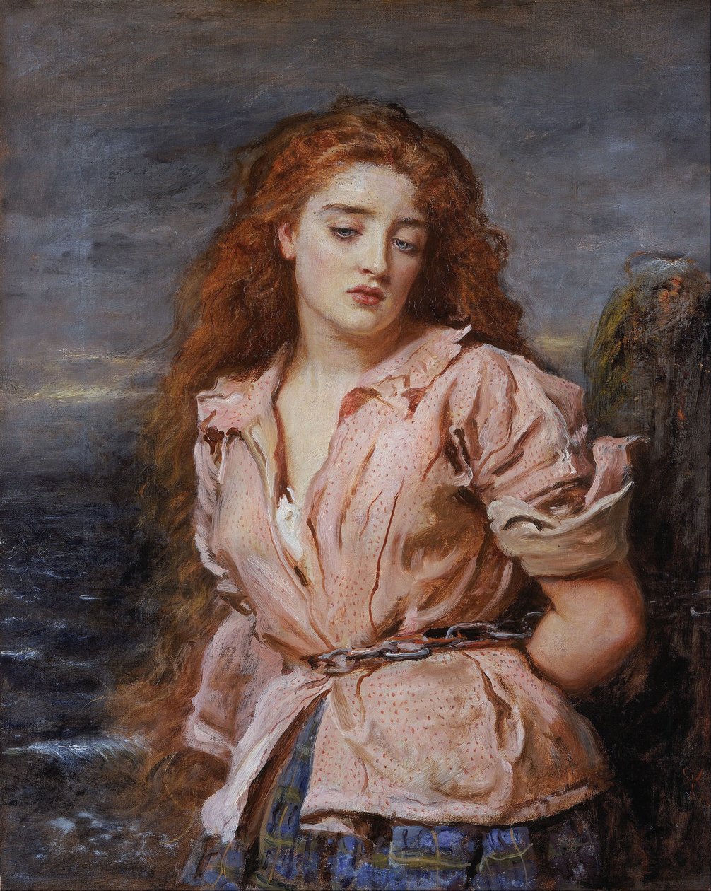 Solwayn marttyyri"
" tekijältä John Everett Millais