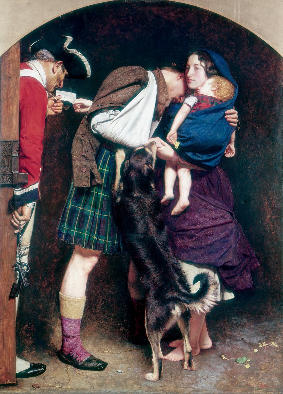 Vapautusmääräys, 1746, 1852-1853 tekijältä John Everett Millais