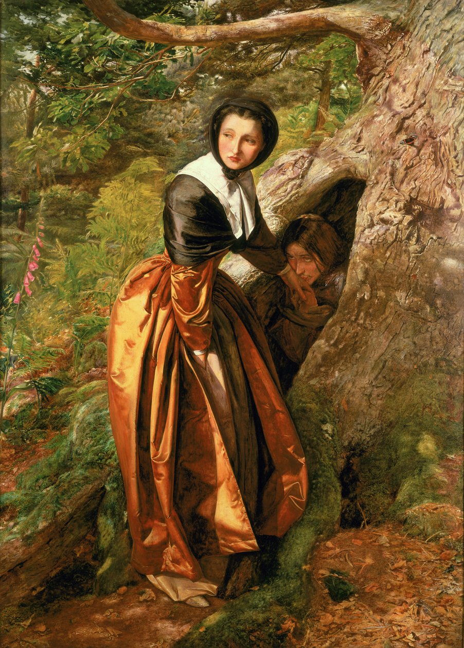 The Proscribed Royalist, 1651, 1852-53 tekijältä John Everett Millais
