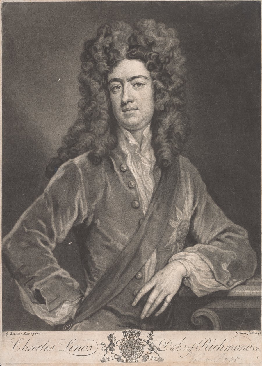 Charles Lennox, Richmondin ensimmäinen herttua tekijältä John Faber the younger