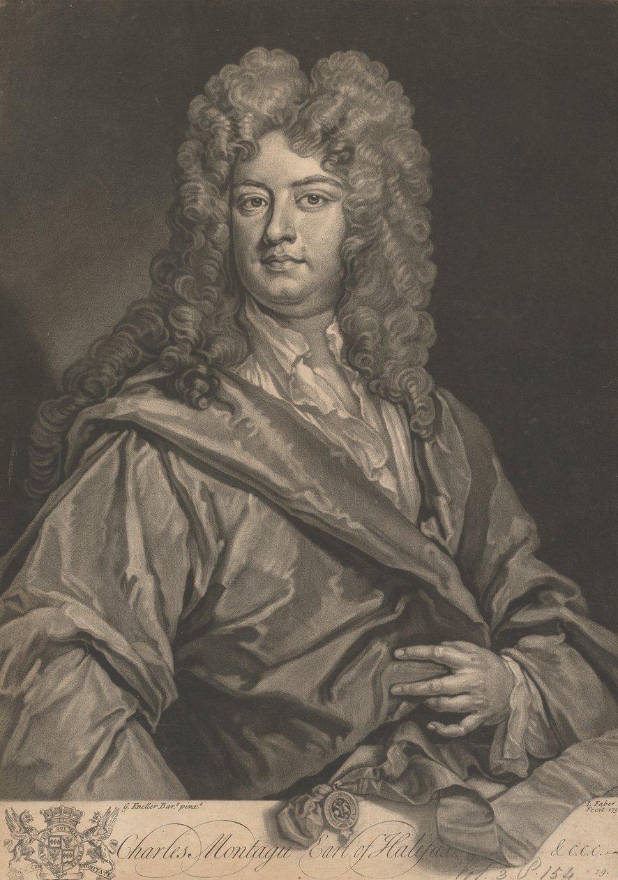 Charles Montagu, Halifaxin ensimmäinen jaarli tekijältä John Faber the younger