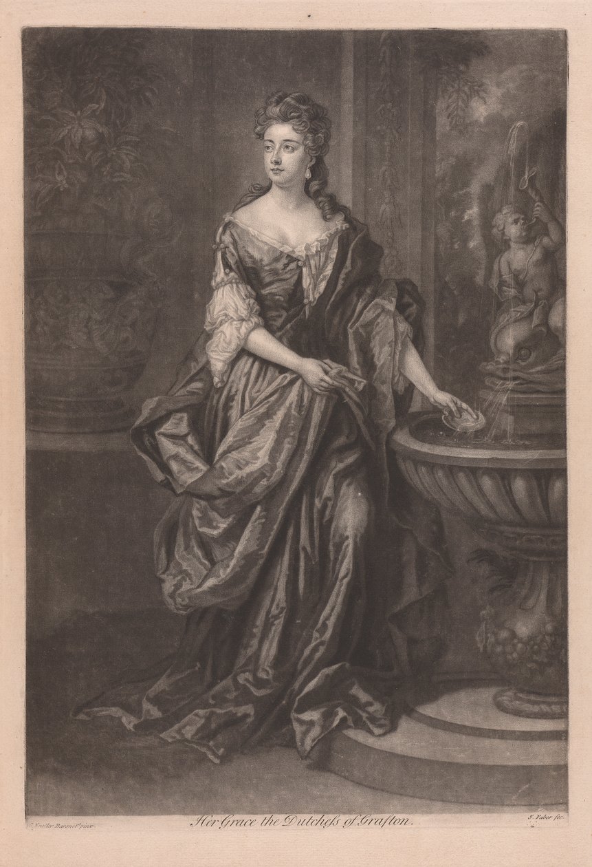 Hänen armonsa Graftonin herttuatar tekijältä John Faber the younger