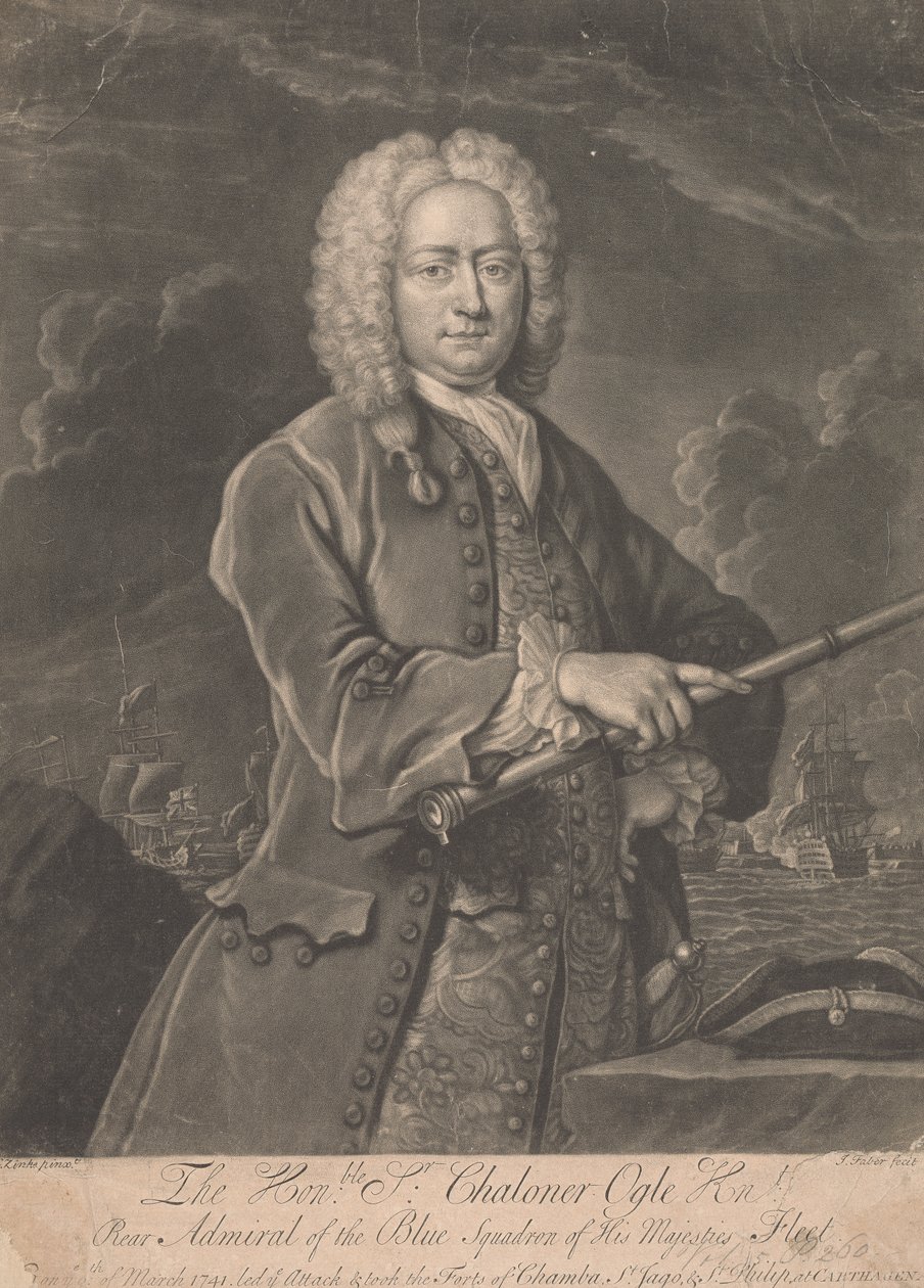 Sir Chaloner Ogle tekijältä John Faber the younger