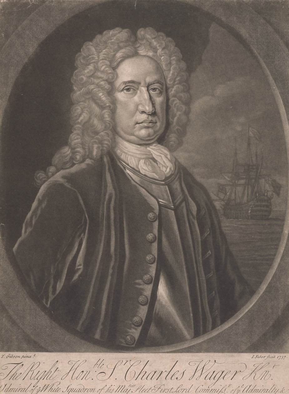 Oikea herra Sir Charles Wager tekijältä John Faber the younger