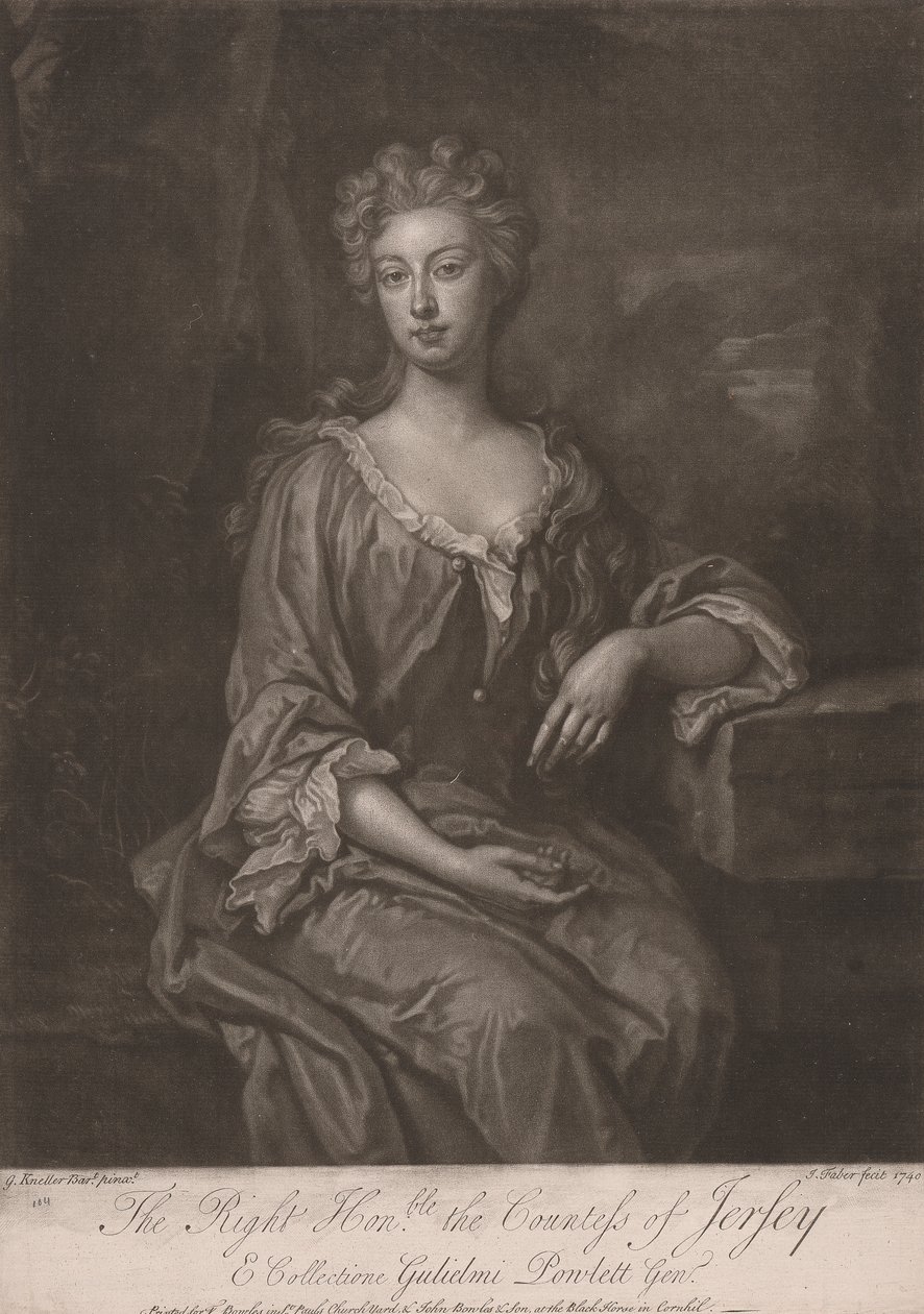 Oikea kunnia Jerseyn kreivitär tekijältä John Faber the younger