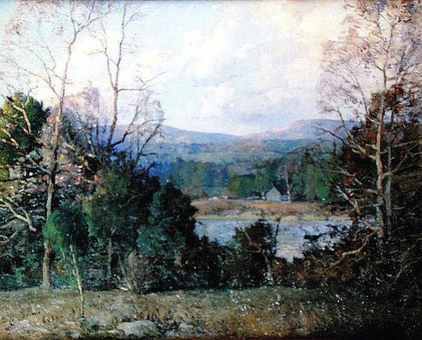 Woodstock, New York (öljy kankaalle) tekijältä John Fabian Carlson