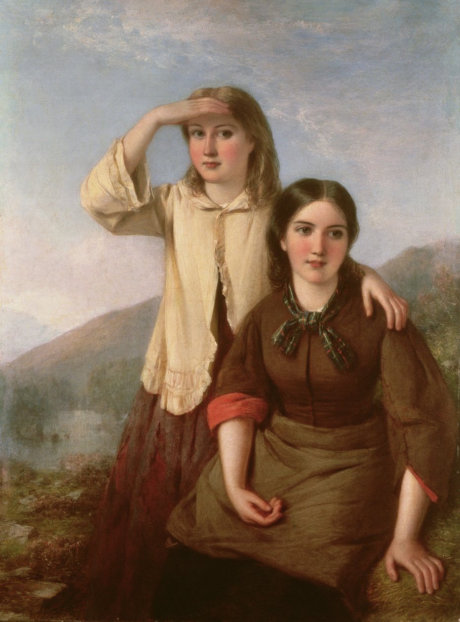 Lehmän päästäminen maissiin, 1868 tekijältä John Faed