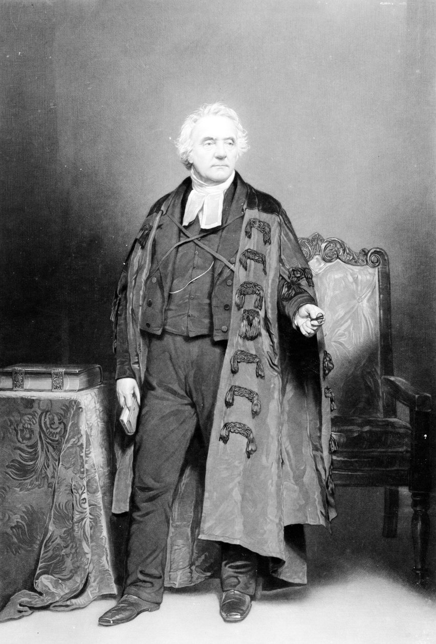 Thomas Chalmers, kaiverrus James Faed, 1849 (mezzotint) tekijältä John Faed
