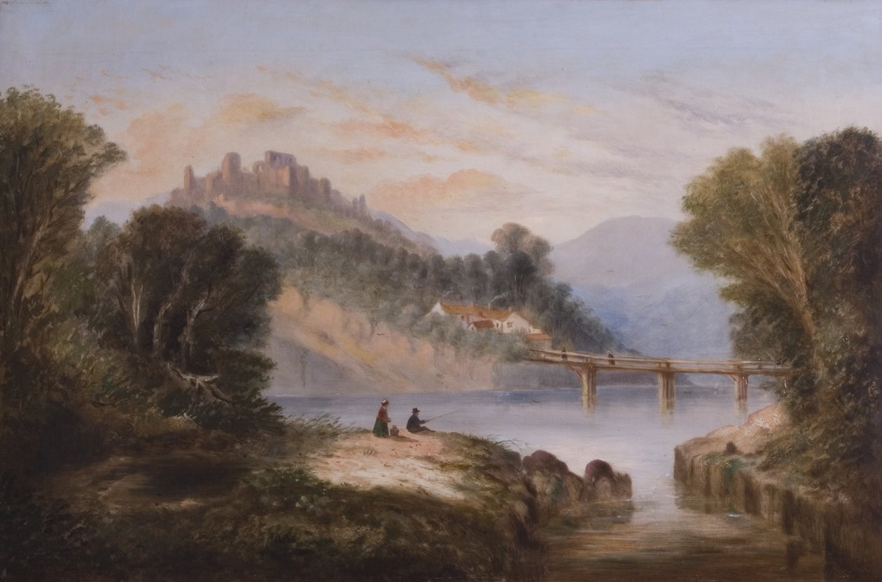 Dunlucen linna, Antrim, noin 1860 tekijältä John Faulkner
