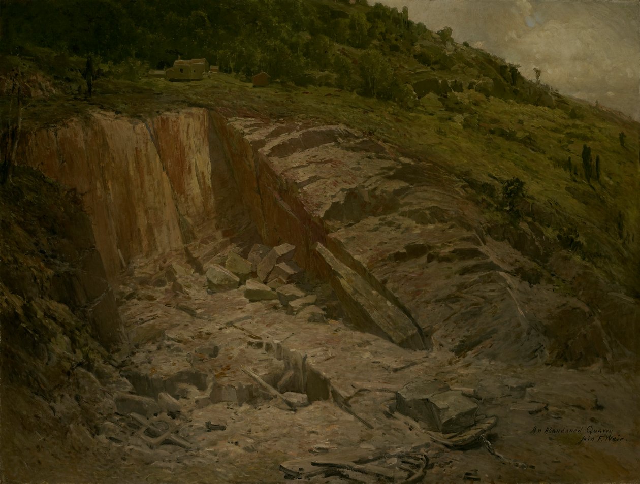 Hylätty louhos tekijältä John Ferguson Weir