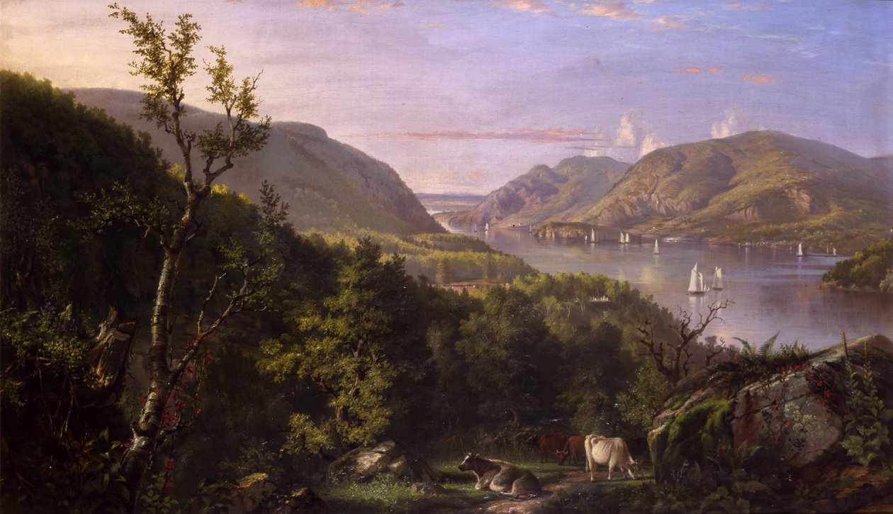 Näkymä Highlandsille West Pointista, 1862 tekijältä John Ferguson Weir