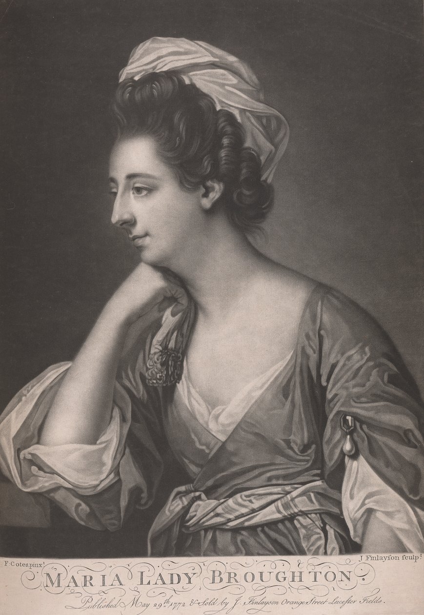 Maria, Lady Bronghton (k. 1785) tekijältä John Finlayson