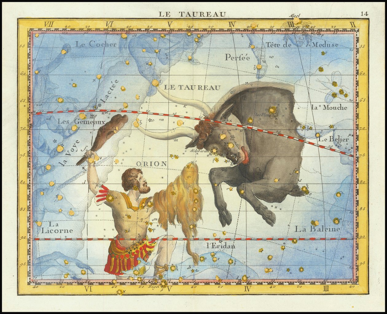 1776 - John Flamsteed - Le Taureau (Taurus) tekijältä John Flamsteed