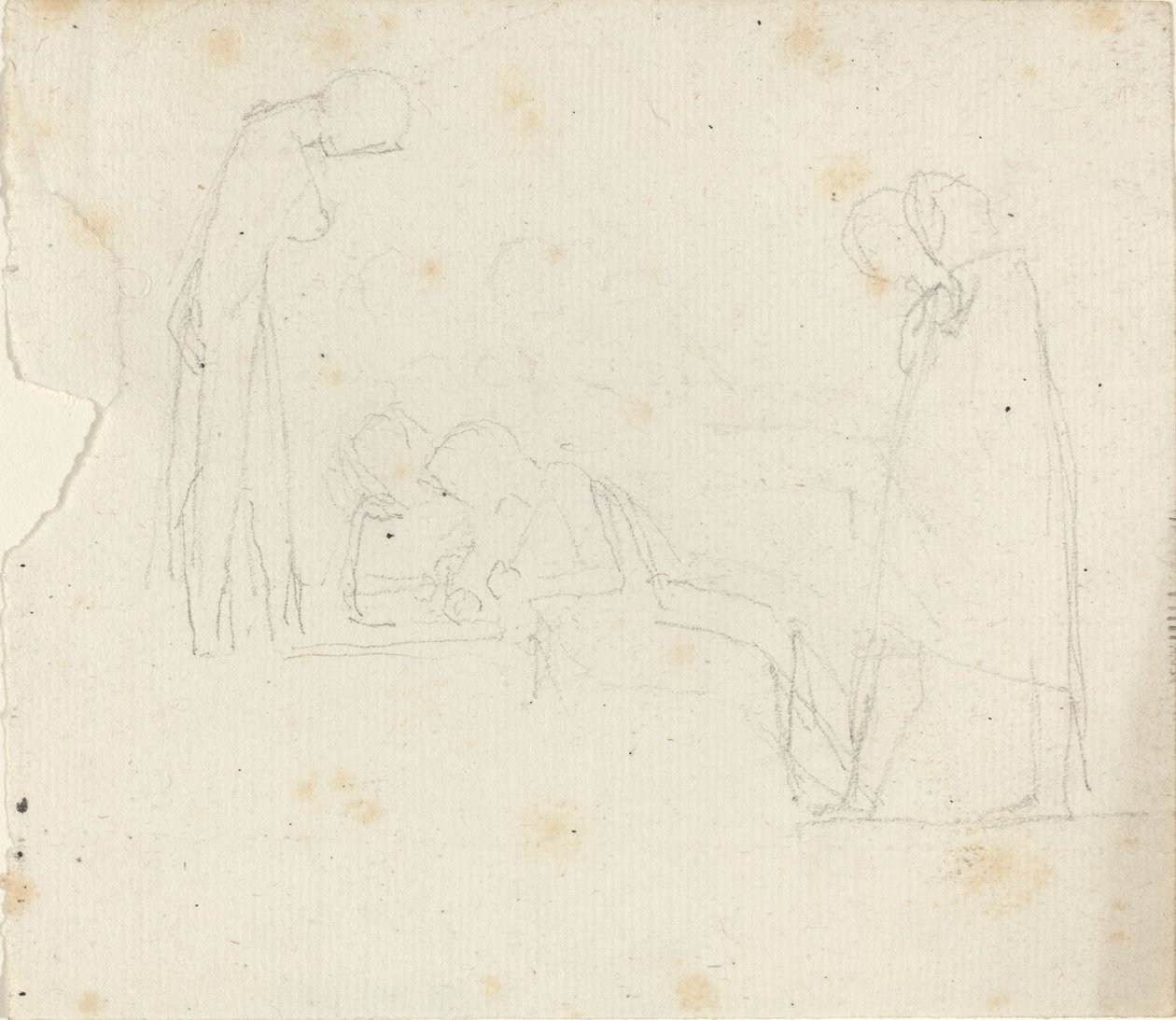 Viiden hahmon ryhmä tekijältä John Flaxman