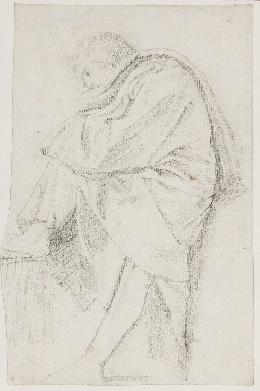 Mies ajatuksiinsa kietoutunut, n. 1790 tekijältä John Flaxman