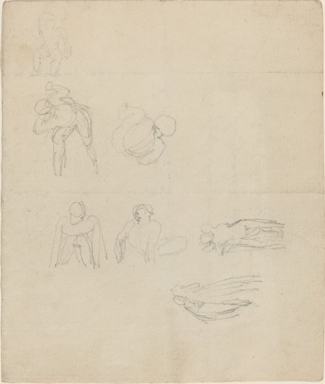 Sheet of Figures Studies tekijältä John Flaxman