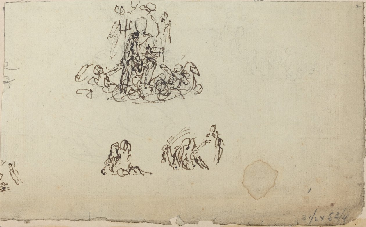 Neptunuksen ja merieläinten tutkimus (?) tekijältä John Flaxman