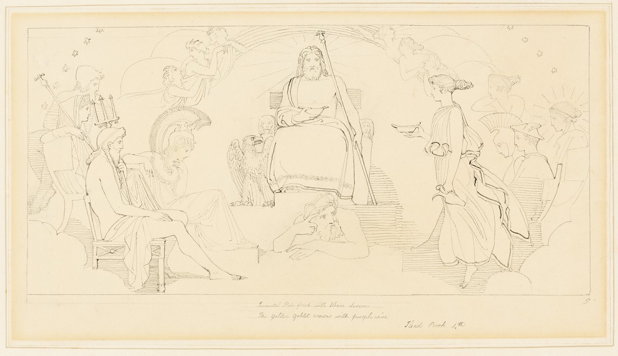 Jumalten neuvosto tekijältä John Flaxman