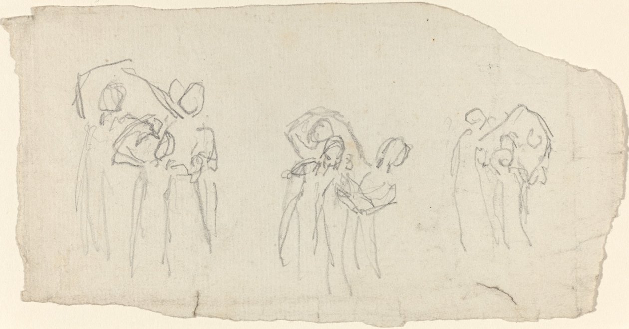 Kolme tanssijaryhmää tekijältä John Flaxman