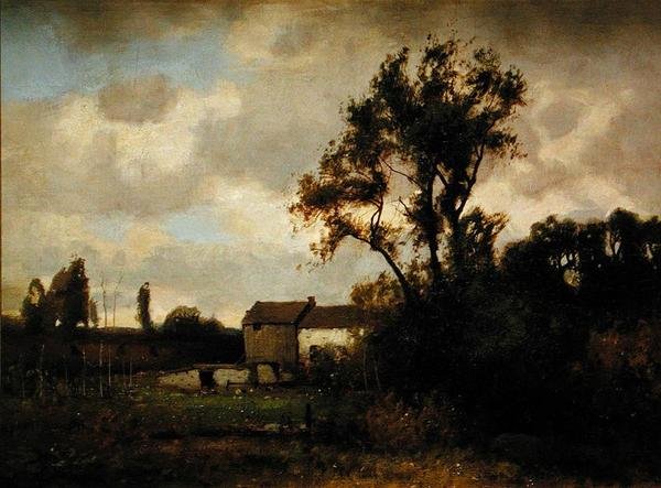 Lähellä Doveria, New Jerseyssä (öljy kankaalle) tekijältä John Francis Murphy