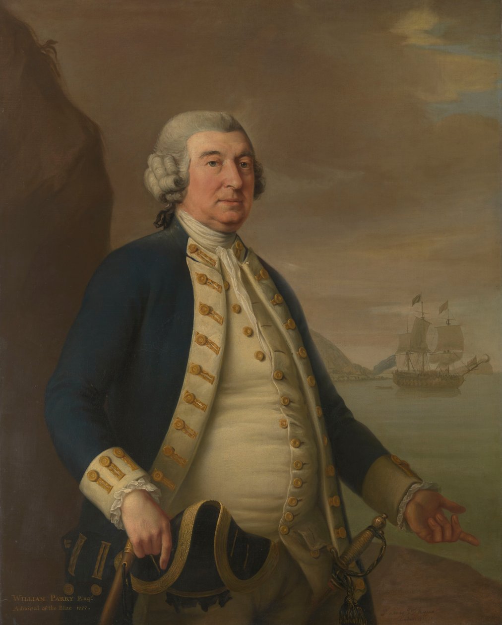 Amiraali William Parry (1705-1779) tekijältä John Francis Rigaud