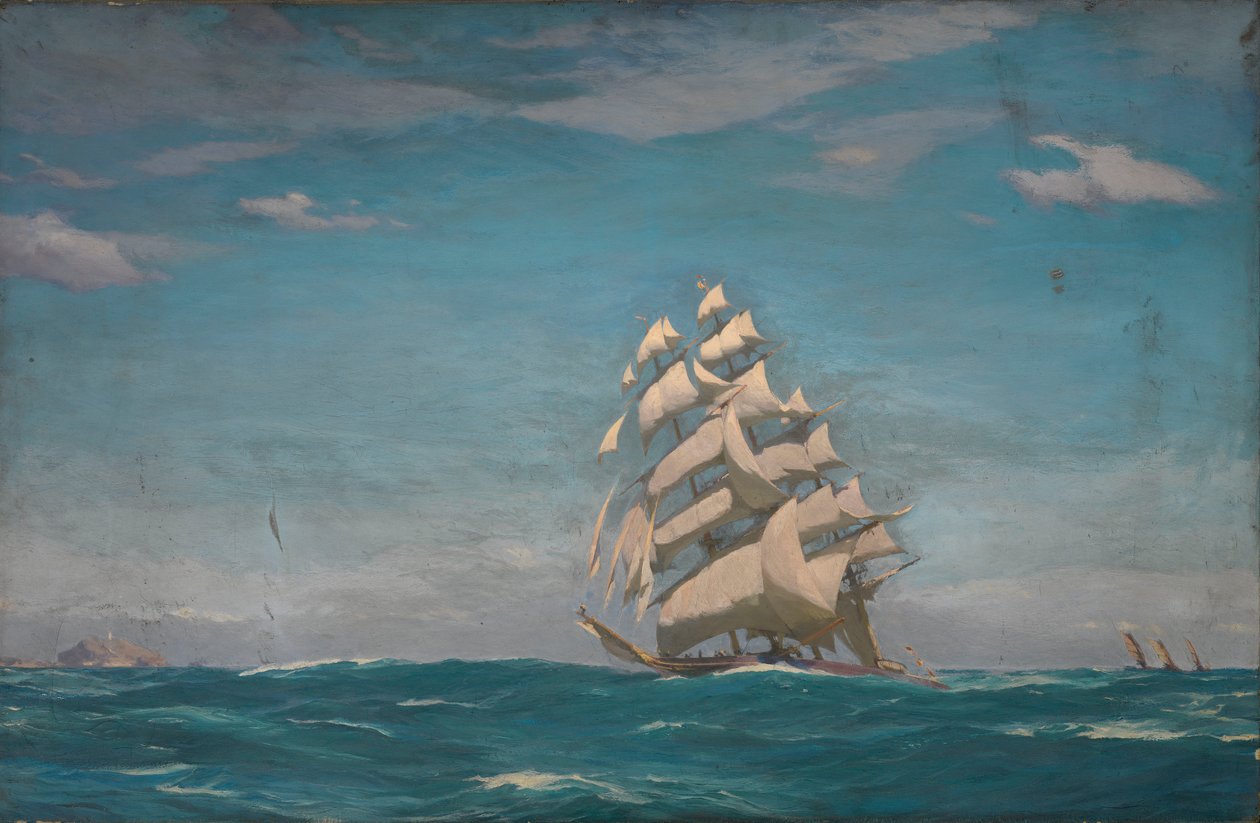"Cutty Sark" (1869), 1900-luvun alku (öljy kankaalle) tekijältä John Fraser