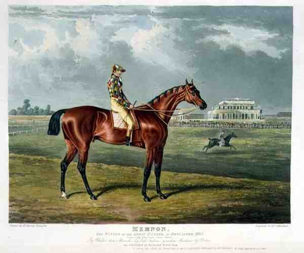 "Memnon", suuren St. Legerin voittaja Doncasterissa tekijältä John Frederick Herring Snr