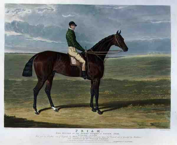 Priam, Derby Stakesin voittaja Epsomissa. tekijältä John Frederick Herring Snr