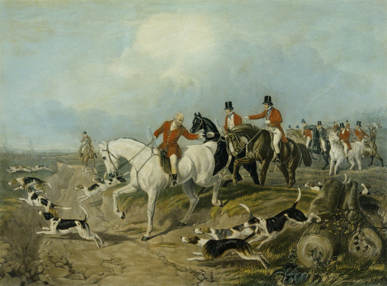 The Find, kaiverrus Huffman ja Mackrill (värillinen kaiverrus) tekijältä John Frederick Herring Snr