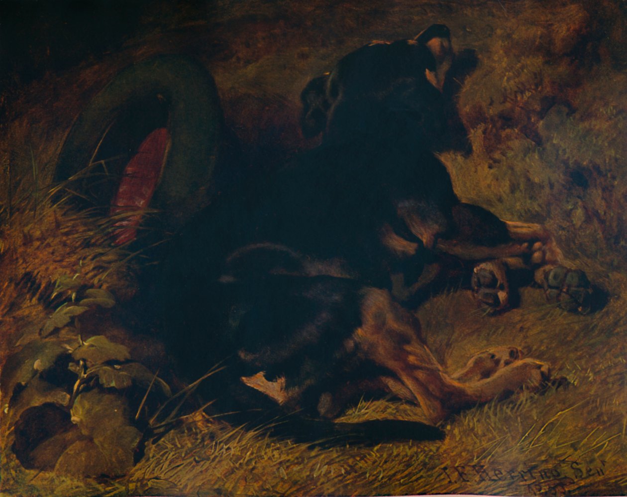 Nukkuva koira, 1850, 1935 tekijältä John Frederick Hering