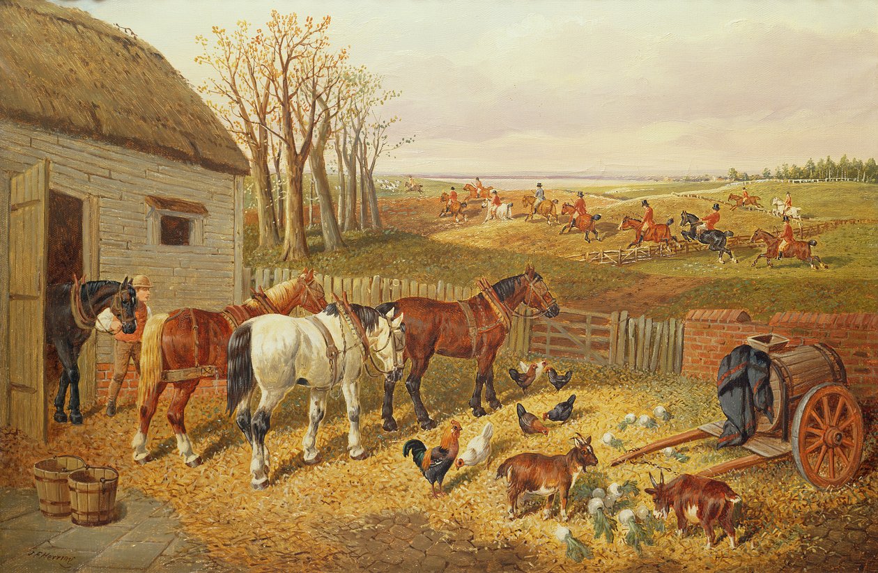 Vilkas maatila tekijältä John Frederick Herring