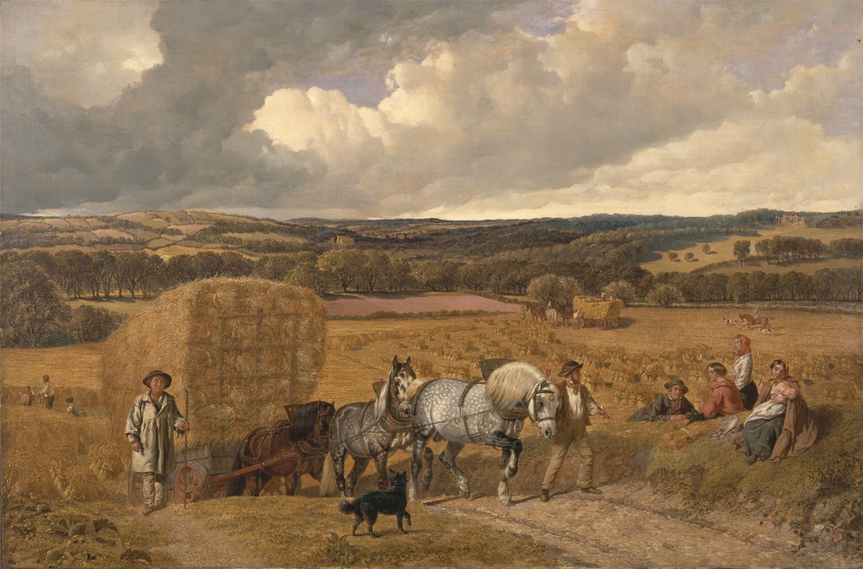 Sadonkorjuu tekijältä John Frederick Herring