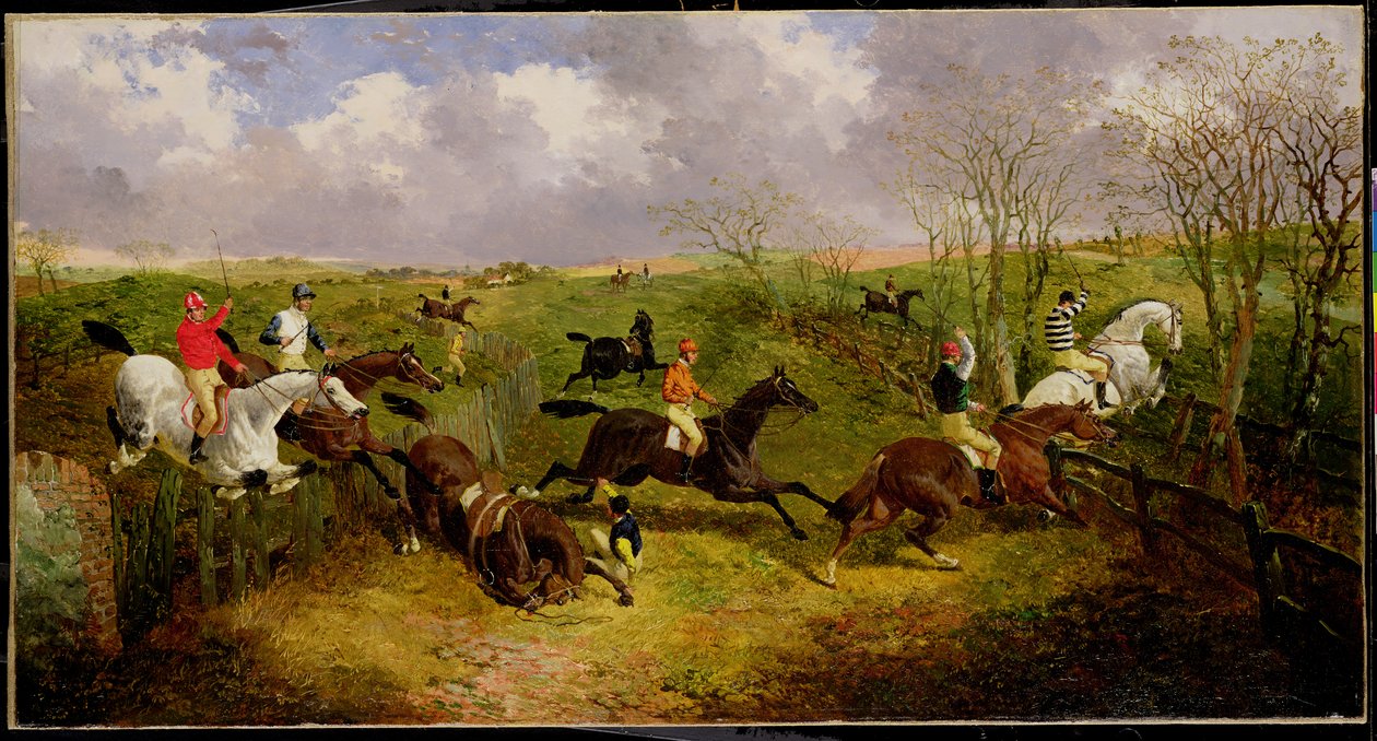 Estejuoksu (öljy kankaalle) tekijältä John Frederick Herring Jnr