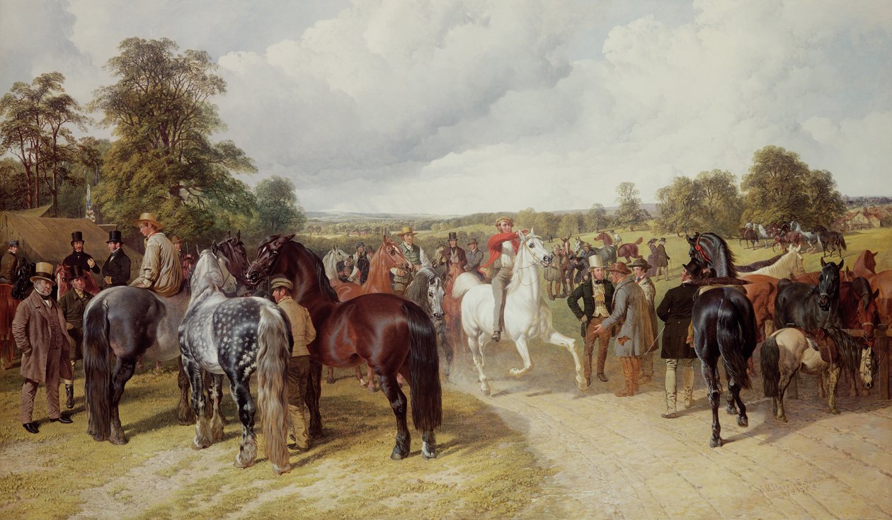 Englannin hevosmessut Southborough Commonissa tekijältä John Frederick Herring Senior