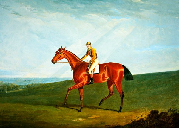 Sormus J. Jackson Upin kanssa, n. 1823 (öljy kankaalle) tekijältä John Frederick Herring Senior