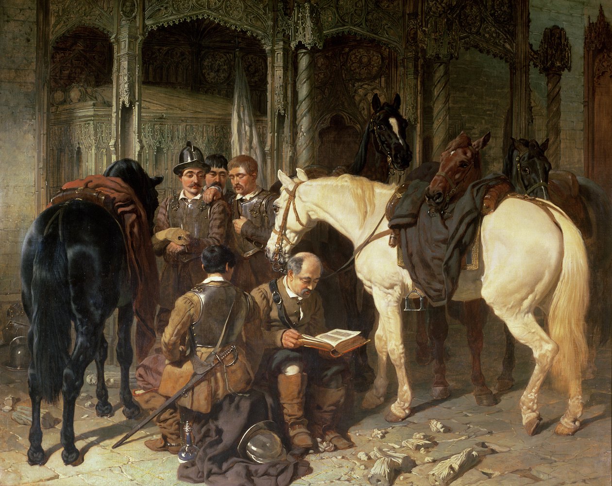 Pyöreät päät Arundelin kirkossa, 1847-51 tekijältä John Frederick Herring Senior