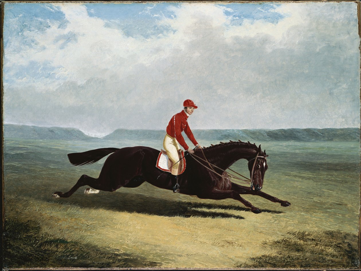 Baron Bumpy Upin kanssa Newmarketissa tekijältä John Frederick Herring Senior