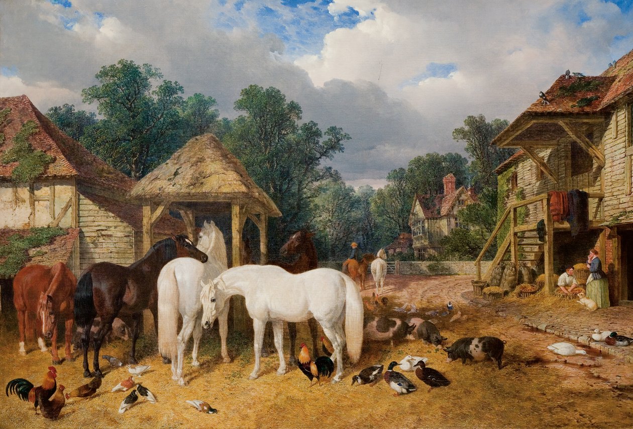 Maatilapiha, 1860 tekijältä John Frederick Herring Senior