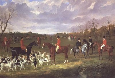 East Suffolk Hounds -koirien tapaaminen Chippenham Parkissa tekijältä John Frederick Herring Senior